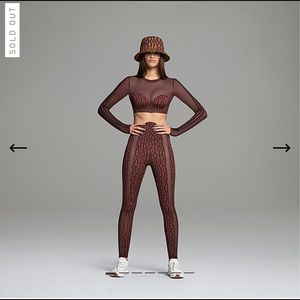 Ivy Park Monogram Mesh Top
